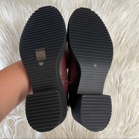 JIL SANDER Leather Chunky Platform Heel Boots Size 39 (8) NWT - Picture 6 of 8